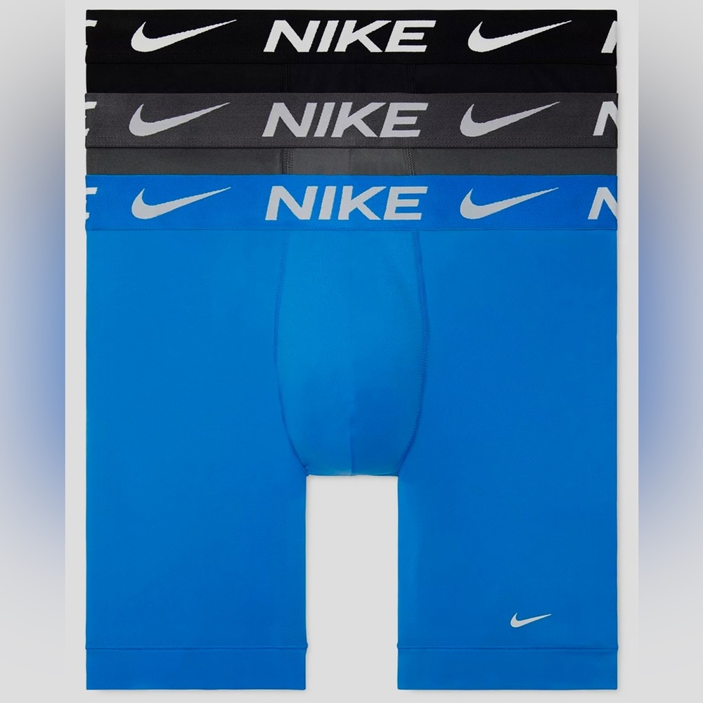 Nike Dri-FIT Essential Micro Long Boxer Brief 3-Pack Size;L